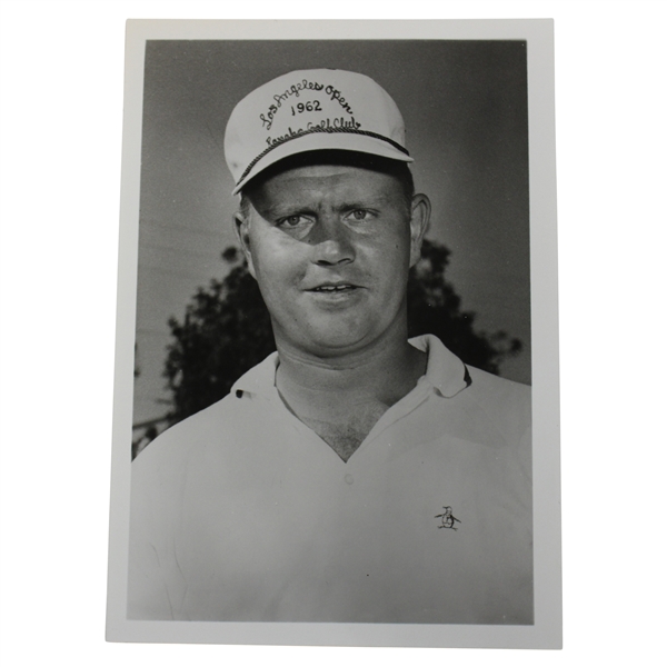 Jack Nicklaus Pro Debut Photo Wearing 1962 La Open Hat
