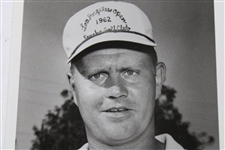 Jack Nicklaus Pro Debut Photo Wearing 1962 La Open Hat