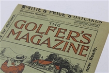 The Golfer'S Magazine Cover Only-Dec., 1898 Nice Golf Ball Ad On Back