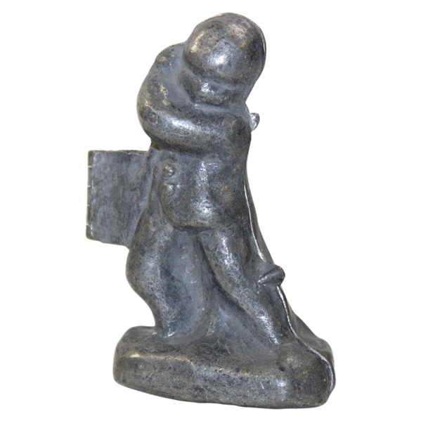 Vintage Pewter Golfer Ice Cream Mold