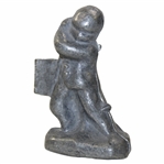 Vintage Pewter Golfer Ice Cream Mold