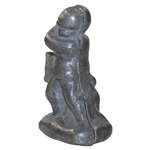Vintage Pewter Golfer Ice Cream Mold