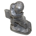 Vintage Pewter Golfer Ice Cream Mold