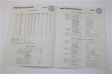 1980 PGA Championship 3rd Day Result, Final Day Pairing & 4th Day Ticket - Jack Nicklaus Win