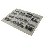 2 Pages Of Harper's Showing 12 Clubhouses And Or Courses Circa 1901