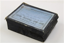 Feltham's Golf Ball Painting Outfit With Box, Calipers And Stand Circa 1900