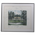 Stewart, Goalby & others Signed 1989 Nabisco Harbour Town Golf Links Ltd Ed Print - Framed JSA ALOA