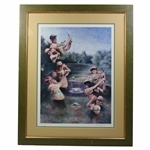 Daly, Sergio, Sutton & others Signed 2001 Timber Lodge Ltd Ed 1/50 Print - Framed JSA ALOA