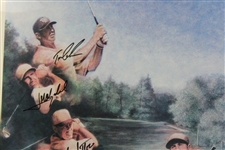 Daly, Sergio, Sutton & others Signed 2001 Timber Lodge Ltd Ed 1/50 Print - Framed JSA ALOA