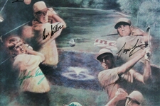 Daly, Sergio, Sutton & others Signed 2001 Timber Lodge Ltd Ed 1/50 Print - Framed JSA ALOA