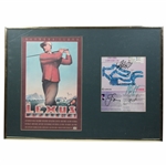 Nicklaus, Murphy & others Signed Lexus Challenge Print Display - Framed JSA ALOA