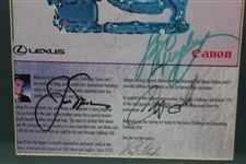 Nicklaus, Murphy & others Signed Lexus Challenge Print Display - Framed JSA ALOA