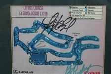 Nicklaus, Murphy & others Signed Lexus Challenge Print Display - Framed JSA ALOA