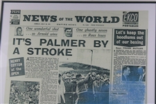 Arnold Palmer Ltd Ed 'News of the World' Lithograph 255/940 - Framed