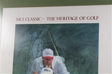 Davis Love III & Mark Love Signed Harbour Town Golf Links Print - Framed JSA ALOA