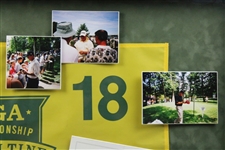Champ Bean & others Signed 2002 PGA Championship at Hazeltine Collage - Framed JSA ALOA