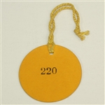 1968 Open Championship Exhibitor Badge #220 - Gary Player Winner - Carnoustie