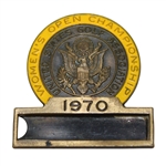 1970 Womens US Open Championship at Muskogee CC Contestant Badge