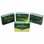 2013, 2014, 2015 & 2017 Masters Dozen Titleist Golf Balls In Box - 4 Dozen