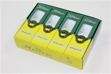 2013, 2014, 2015 & 2017 Masters Dozen Titleist Golf Balls In Box - 4 Dozen