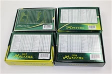 2013, 2014, 2015 & 2017 Masters Dozen Titleist Golf Balls In Box - 4 Dozen