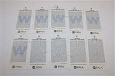Ten (10) 2010 PGA Championship at Whistling Straits Monday & Sunday Tickets & Parking Passes