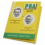 1959 National Golf Day Medal & Book - Finsterwald vs. Bolt