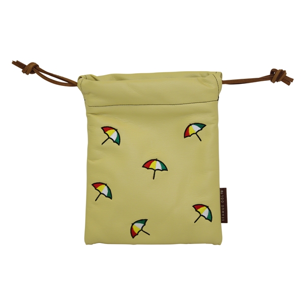 Arnold Palmer Logo Leather Pouch