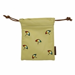Arnold Palmer Logo Leather Pouch