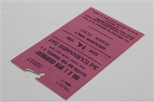 1980 US Open at Baltusrol Golf Club Saturday Ticket #00667 - Jack Nicklaus Win
