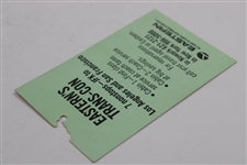1980 US Open at Baltusrol Golf Club Saturday Ticket #00667 - Jack Nicklaus Win