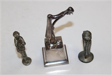 Six (6) Pewter Golfer Figurines