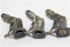 Six (6) Pewter Golfer Figurines