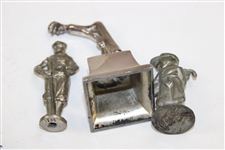 Six (6) Pewter Golfer Figurines