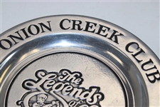 1978 The Legends Of Golf Onion Creek Club Pewter Plate