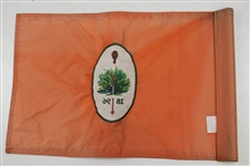 Merion Golf Club '1896' Course Used Orange Embroidered Flag