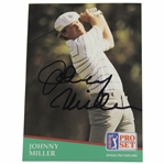 Johnny Miller Signed 1991 PGA Pro Set Card JSA ALOA