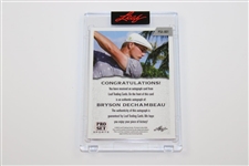 Bryson Dechambeau Signed 2022 Leaf Pro Set Sports Golf Card PSA-BD1 JSA ALOA