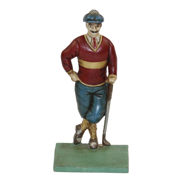 Cast Iron Golfer Doorstop