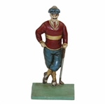 Cast Iron Golfer Doorstop