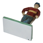 Cast Iron Golfer Doorstop