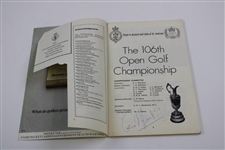Nicklaus, Thompson, Charles & 4 Others Signed 1977 The Open Program JSA ALOA