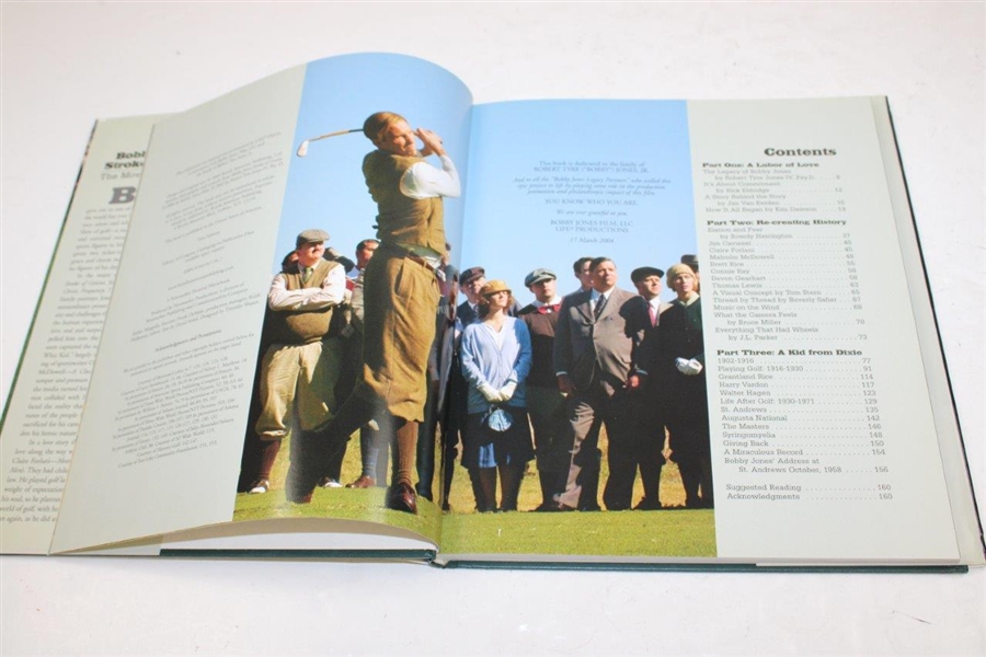 Bobby Jones Stroke of Genius: The Movie and the Man' Collector's Edition Book