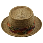 Sam Snead Style Genuine Coconut Hand Made Scala Hat