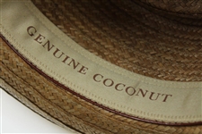 Sam Snead Style Genuine Coconut Hand Made Scala Hat