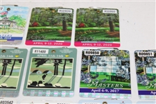 Eleven (11) Pairs of Masters SERIES Badges - 1999-00, 2007-09, 2011-13, 2017-18 & 2020