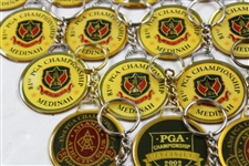 Twenty (20) PGA Championship Metal Key Chains - 1999, 2001 & 2002