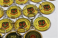 Twenty (20) PGA Championship Metal Key Chains - 1999, 2001 & 2002