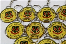 Twenty (20) PGA Championship Metal Key Chains - 1999, 2001 & 2002