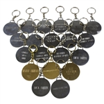 Twenty (20) PGA Championship Metal Key Chains - 1999, 2001 & 2002